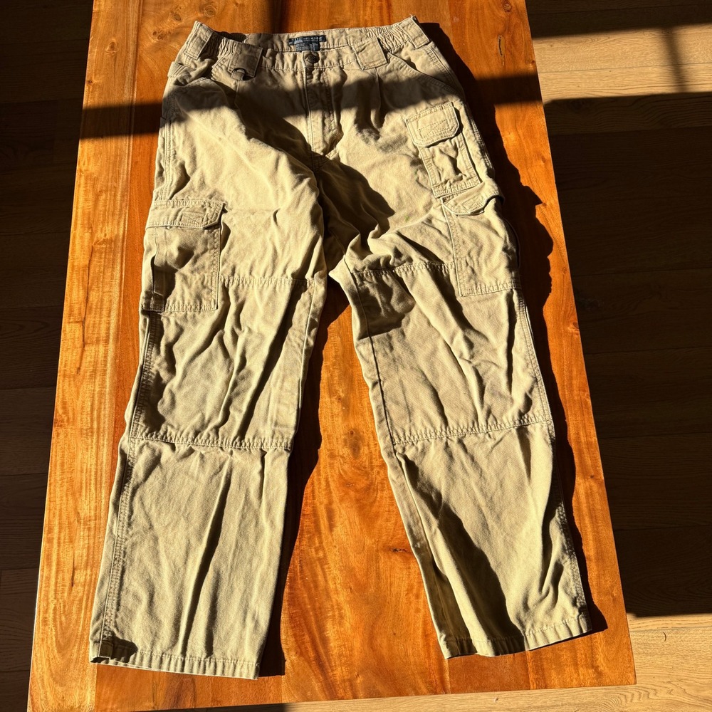 5.11 Tactical Series Tan Cargo Pants Size 32x30 Style 74251